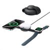 Anker MagGo Caricatore Wireless iPhone 3 in 1 15W, Compatibile con MagSafe, Certificato Qi2, Pieghevole e Portatile per iPhone 17 Pro Max/Serie 16-12, AirPods, Apple Watch(Caricatore USB C Incluso)
