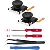 Tolesum 3D TMR Effect Joystick Analogico Kit di Riparazione per NS Switch/Switch OLED Joy-Con/Switch Lite Controller con strumenti di Riparazione, No Drift-Nero-Non compatibile con NS Switch 2