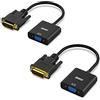 BENFEI Adattatore DVI-D a VGA 2 Confezioni, adattatore DVI-D 24+1 a VGA, da maschio a femmina