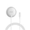 Anker MagGo Caricatore Wireless iphone 15W, Caricabatterie ad Induzione iPhone Ultra Veloce(Pad), Certificato Qi2, Compatibile MagSafe, per iPhone 17 Pro Max/Serie 16-12 (Alimentazione non Inclusa)