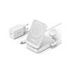 Anker MagGo Caricatore Wireless iPhone 15W, Base di Ricarica 3 in 1 con MagSafe, Certificato Qi2 Ultra-Rapido, per iPhone 17/16/15/14, AirPods Pro, Apple Watch 9/8/SE (Caricatore USB-C da 40W Incluso)