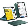 ESR Cover per iPad Pro 13" (M5/M4) 2025/2024, Supporto Verticale con Diverse Angolazioni, Ultra Stabile per iPad Pro 13 con Porta Pencil, Serie Flip, Verde