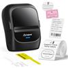 CLABEL 221B Etichettatrice Adesive Termica Bluetooth Portatile(Nero)