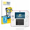 brotect Pellicola Protettiva Vetro per Nintendo 2DS Protezione Schermo (3 Pezzi) [Durezza Estrema 9H, Chiaro]