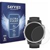 savvies 6 Pezzi Pellicola Protettiva per Garmin Fenix 6S / 6S Pro Protezione Schermo Trasparente