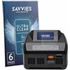 savvies 6 Pezzi Pellicola Protettiva per Spektrum Smart Charger S1100 G2 Protezione Schermo Trasparente