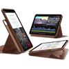 ESR Cover per iPad Air 13" M4/M3/M2 (2026/2025/2024), Girevole con Custodia Magnetica Rimovibile, Supporto Regolabile in Verticale/Orizzontale, 9 Angoli, Serie Shift, Marrone