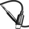 UGREEN Cavo USB C a Jack 3.5mm con DAC Chip 1M Aux Type C a 3.5mm (Nero)