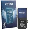 savvies 6 Pezzi Pellicola Protettiva per TC Electronic POLYTUNE 3 Noir