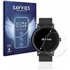 savvies (6 Pezzi Pellicola Protettiva per Orologi (Circolare, ø: 38 mm) Protezione Schermo Trasparente