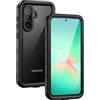 Lanhiem Cover per Samsung Galaxy A56 IP68 Impermeabile Antiurto Nero