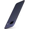 moex Custodia per Google Pixel 8a, ultra sottile, con protezione elevata della fotocamera, sottile, sottile, minimalista alfa, blu metallizzato
