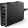 Anker Caricatore USB Alimentatore USB Multidevice Caricatore USB da Parete (Tecnologia PowerIQ, 60W, 6 Porte) per iPhone, iPad, Nexus, HTC, Nokia, Motorola e molti altri