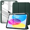 TiMOVO Cover per iPad A16 11. Gen 11"&10. Gen 10,9", Verde notte
