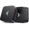 NiPoGi Pinova P1 Mini PC ΑΜD 3300U(Max 3.5GHz, 4C/4T, Migliore di 3200U/3250U),16GB DDR4 1TB SSD Mini Desktop Computer, Triplo Display DP 1.4+HDMI 2.0+USB 3.2 Type-C WiFi 5/BT 4.2 Radeon Graphics