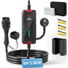 HOMCOM Cavo Ricarica Auto Elettrica Tipo 2 Schuko 3.5 kW 5 m 6-16A IP65