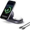 UGREEN Zapix 2 in 1 Caricatore Wireless iPhone Magsafe Qi2 15W (Grigio)
