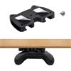 Tolesum Supporto per Controller Xbox Sotto la Scrivania per Xbox ONE/Series X e S,360, Supporto per Controller di Gioco da Tavolo e Rack di Stoccaggio con Nastro Adesivo-nero