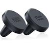 YOSH Porta Cellulare Auto Magnetico, Universale Supporto Telefono, Calamita per Cellulare Auto con piastra in metallo Compatibile con iPhone 16 15 14 Pro Max XR X 8 Samsung Galaxy-Set di 2 pezzi