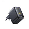 Baseus Enerfill Caricatore USB C 70W, Caricatore Rapido GaN6 a 3 Porte, Alimentatore Compatto per MacBook Air, iPhone 17/16/15 Pro Max, iPad Pro, Galaxy S25/S24, Pixel, Laptop e altro