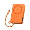 UGREEN Magflow Qi2 25W Power Bank Magsafe 10000mAh USB C PD 30W (Arancione)