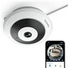 Reolink 2K+ Telecamera WiFi Interno con Panorama a 360°, Telecamera Fisheye