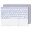 CACOE Tastiera Bluetooth senza Fili Ultra Sottile con Multi Touch,Bianco