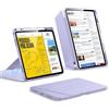 ESR Cover per iPad Air 13" M4/M3/M2 (2026/2025/2024), Custodia con Supporto Stabile Verticale, Angolazioni Multiple, Ultra Stabile con Supporto per Pencil, Serie Flip, Violette