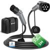 GONEO Cavo di ricarica tipo 2 EV 7KW 5M, 32A/1-Phase/Mode 3, tipo 2/CCS2 cavo di ricarica per auto elettrica con custodia
