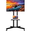 Yaheetech Supporto TV da Pavimento con Ruote 30 a 60 pollici