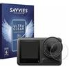 savvies 6 Pezzi Pellicola Protettiva per DJI Osmo Action 4 (Lente) Protezione Schermo Trasparente