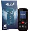 savvies 6 Pezzi Pellicola Protettiva per Karbonn K19 Rock