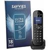 savvies 18 Pezzi Pellicola Protettiva per Panasonic KX-TGC463 Protezione Schermo Trasparente