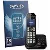 savvies 18 Pezzi Pellicola Protettiva per Panasonic KX-TGC422 Protezione Schermo Trasparente
