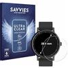 savvies 6 Pezzi Pellicola Protettiva per Orologi (Circolare, ø: 29 mm) Protezione Schermo Trasparente