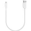 Anker Cavo Lightning, PowerLine II Cavo di Ricarica iPhone, Certificato MFi per iPhone 13/12/11/Pro/XS/XS Max/XR/X/8/8 Plus/7/7 Plus/6s/6/6 Plus (Bianco, 0,3 m)