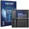 savvies 3 Pezzi Pellicola Protettiva Vetro per Nintendo DS LITE Protezione Schermo, Lamina di Vetro, senza Bolle, Anti-Impronta, Anti Graffio