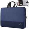 MATEIN Custodia PC 15,6 Pollici, Impermeabile Borsa per Computer Portatile, Sleeve Morbida per Notebook da 15-15,6 Pollici, Adatta per Lenovo Thinkpad Ideapad HP Dell Acer ASUS, Blu Scuro