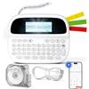 Goknu Stampante Etichette Adesive, Etichettatrice Etichette Adesive Portatile, Macchina da Scrivere con Tastiera QWERTZ, M950 Stampanti con Etichette, Stampante per Adesivi per Casa Ufficio Scuola