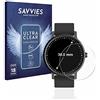savvies 18 Pezzi Pellicola Protettiva per Orologi (Circolare, ø: 30 mm) Protezione Schermo Trasparente