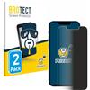 brotect 2 Pezzi Pellicola Privacy per Apple iPhone 13 mini [Anti-Spy, Pellicola Protettiva Chiara, Blue Light Filter]