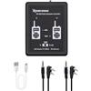 Surecom Gam3Gear Surecom SR-629 2 in 1 Duplex Croce banda radio ripetitore controller con radio canali via cavo per Walkie Talkie