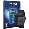 savvies 3 Pezzi Pellicola Vetro per Casio G-Shock GW-M5610-1ER