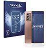 savvies 6 Pezzi Pellicola Protettiva per Samsung Galaxy Z Fold 2 5G (Fronte+Fotocamera) Protezione Schermo Trasparente