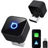 OTTOCAST Mini Slim 2026 Adattatore Wireless CarPlay e Android Auto, Adattatore 2-in-1 per Auto con CarPlay e Android Auto Cablati, Plug & Play, Riconnessione Automatica