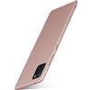 moex® Cover Ultra-Sottile Compatibile con Samsung Galaxy Note10 Lite | Rigida/Anti-graffio, Oro-Rosato Metallico