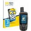 brotect Pellicola Protettiva Vetro per Garmin GPSMAP 65s Protezione Schermo (3 Pezzi) [Durezza Estrema 9H, Chiaro]