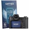 savvies 6 Pezzi Pellicola Protettiva per Leica SL3-P Protezione Schermo Trasparente