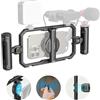 SMALLRIG Universal QR Phone Cage Kit Basic, Rig Video in Alluminio con Maniglia di Controllo Wireless, Maniglia QR e Clip per Telefono, Supporto per MagSafe, per iPhone 16/15/14/13 Serie - 4597