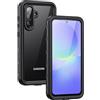 Lanhiem Cover per Samsung Galaxy A36 5G IP68 Impermeabile Antiurto Nero
